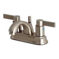 Thumbnail for Kingston Brass FB2608NDL 4 in. Centerset Bathroom Faucet, Brushed Nickel - BNGBath