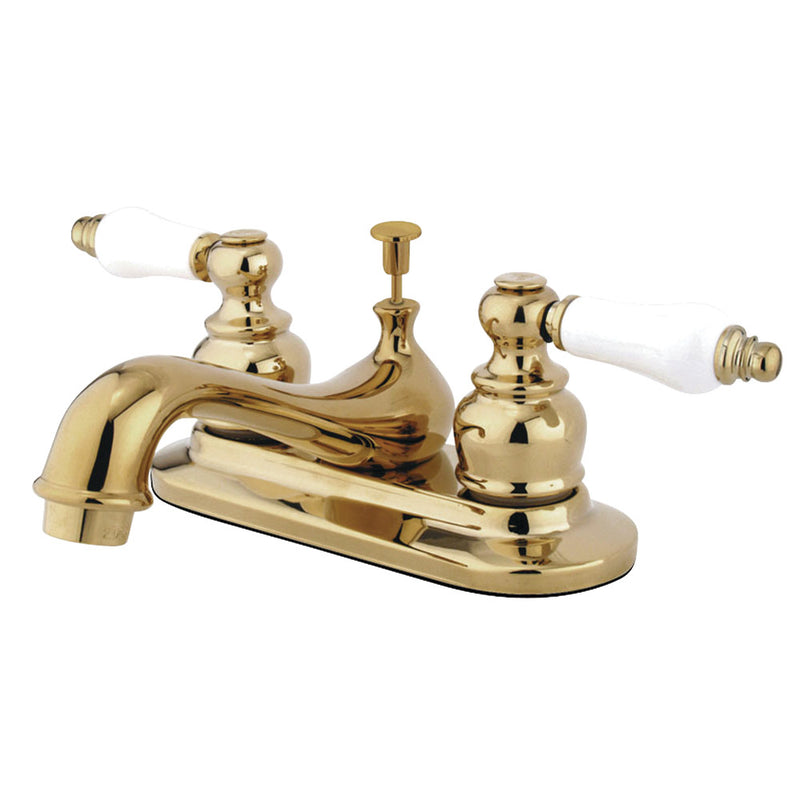 Kingston Brass GKB602B 4 in. Centerset Bathroom Faucet, Polished Brass - BNGBath