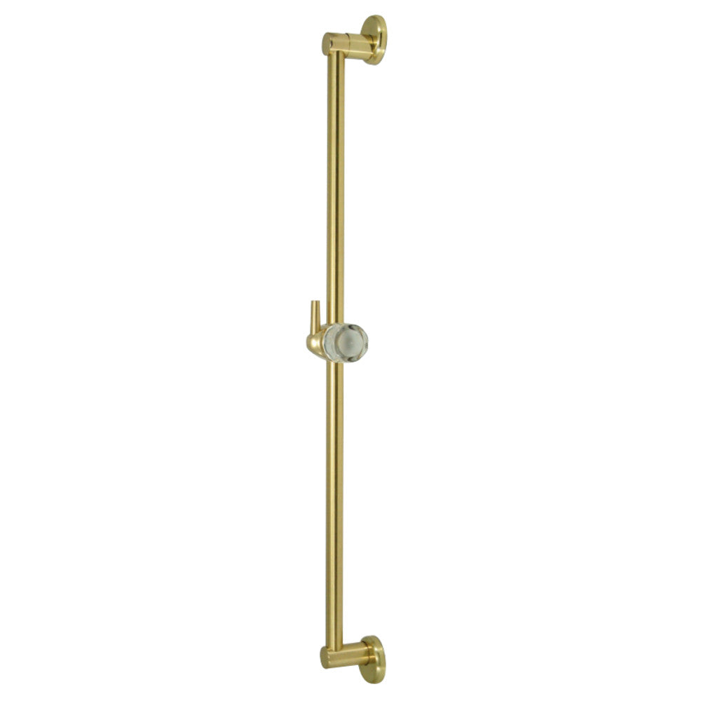 Kingston Brass K180A2 Showerscape 24" Shower Slide Bar with Pin Wall Hook, Polished Brass - BNGBath