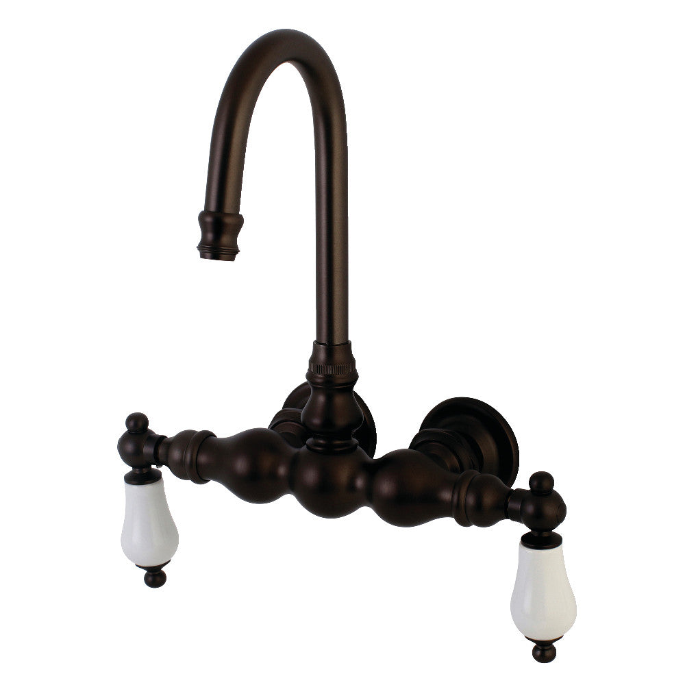 Aqua Vintage AE5T5 Vintage 3-3/8 Inch Wall Mount Tub Faucet, Oil Rubbed Bronze - BNGBath