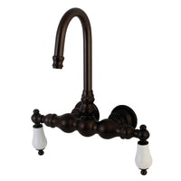 Thumbnail for Aqua Vintage AE5T5 Vintage 3-3/8 Inch Wall Mount Tub Faucet, Oil Rubbed Bronze - BNGBath