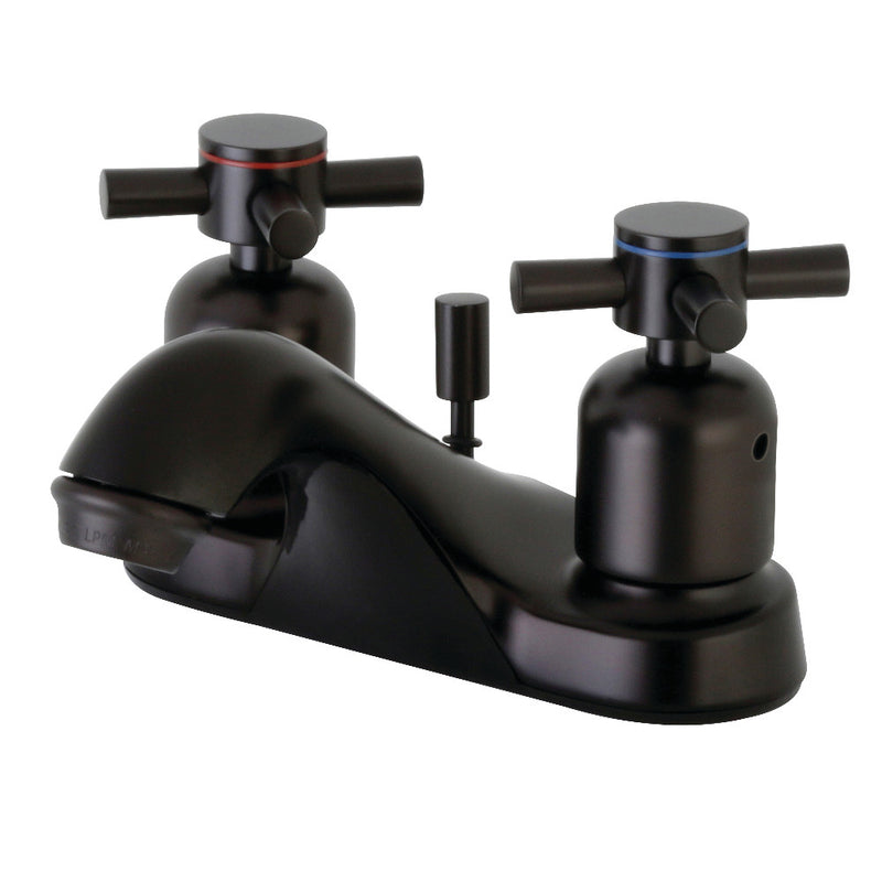 Kingston Brass FB5625DX 4 in. Centerset Bathroom Faucet, Oil Rubbed Bronze - BNGBath