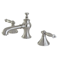 Thumbnail for Kingston Brass KC7068TL 8 in. Widespread Bathroom Faucet, Brushed Nickel - BNGBath