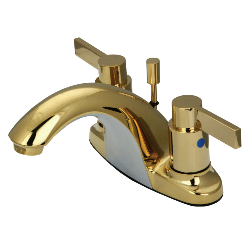 Kingston Brass KB8642NDL 4 in. Centerset Bathroom Faucet, Polished Brass - BNGBath