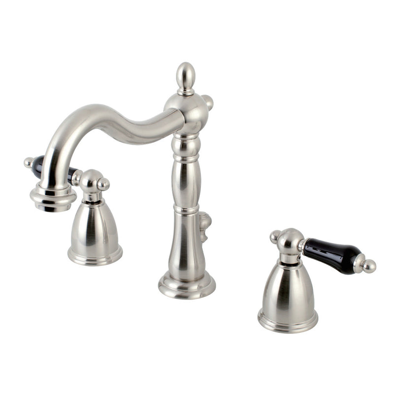 Kingston Brass KB1978PKL Duchess Widespread Bathroom Faucet with Plastic Pop-Up, Brushed Nickel - BNGBath