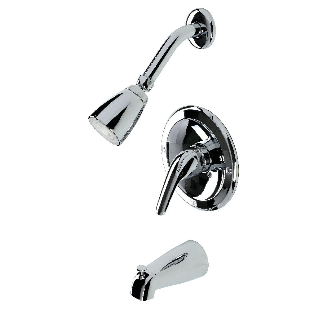 Kingston Brass KB531L Tub and Shower Faucet, Polished Chrome - BNGBath
