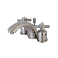 Thumbnail for Kingston Brass KB8958ZX Mini-Widespread Bathroom Faucet, Brushed Nickel - BNGBath