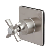 Thumbnail for Kingston Brass KS3048ZX 3-Way Diverter Valve with Trim Kit, Brushed Nickel - BNGBath