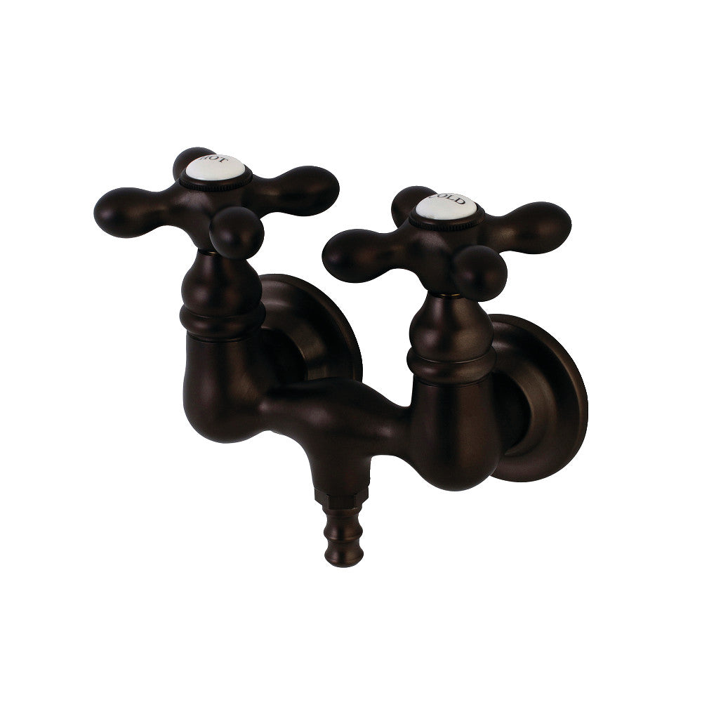 Aqua Vintage AE37T5 Vintage 3-3/8 Inch Wall Mount Tub Faucet, Oil Rubbed Bronze - BNGBath