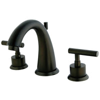 Thumbnail for Kingston Brass KS2965CML 8 in. Widespread Bathroom Faucet, Oil Rubbed Bronze - BNGBath