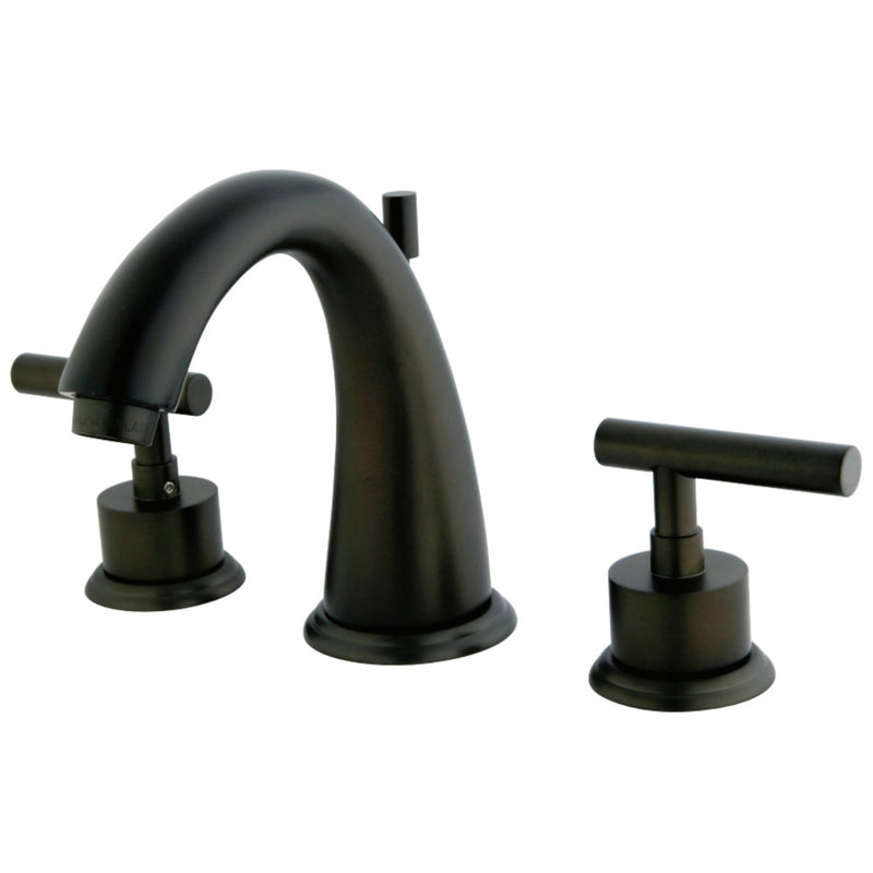 Kingston Brass KS2965CML 8 in. Widespread Bathroom Faucet, Oil Rubbed Bronze - BNGBath