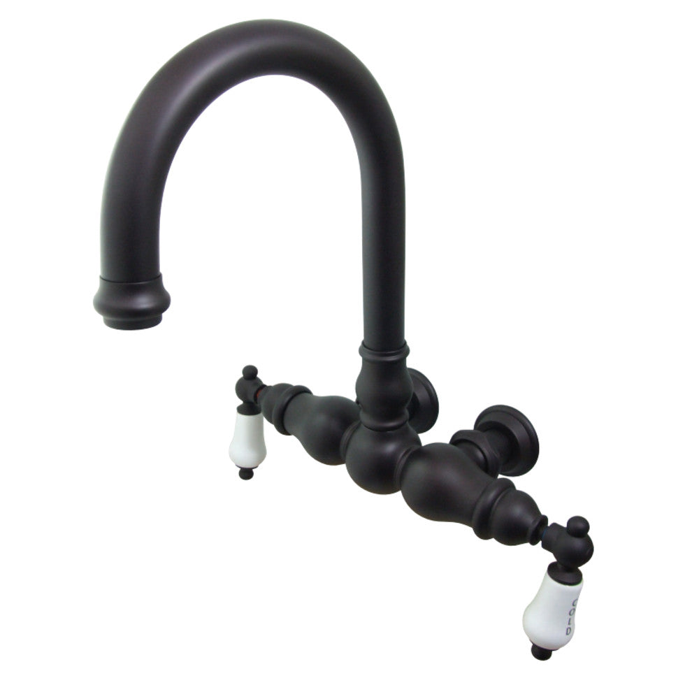 Kingston Brass CC3003T5 Vintage 3-3/8-Inch Wall Mount Tub Faucet, Oil Rubbed Bronze - BNGBath