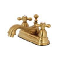 Thumbnail for Kingston Brass KS3607AX 4 in. Centerset Bathroom Faucet, Brushed Brass - BNGBath