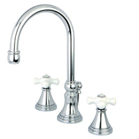 Thumbnail for Kingston Brass KS2981PX 8 in. Widespread Bathroom Faucet, Polished Chrome - BNGBath