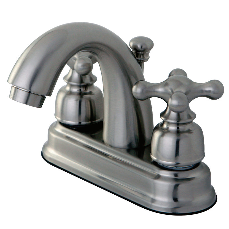 Kingston Brass KB5618AX 4 in. Centerset Bathroom Faucet, Brushed Nickel - BNGBath
