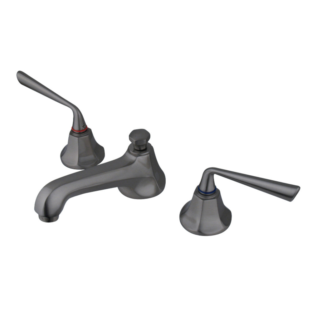 Kingston Brass KS4468ZL 8 in. Widespread Bathroom Faucet, Brushed Nickel - BNGBath