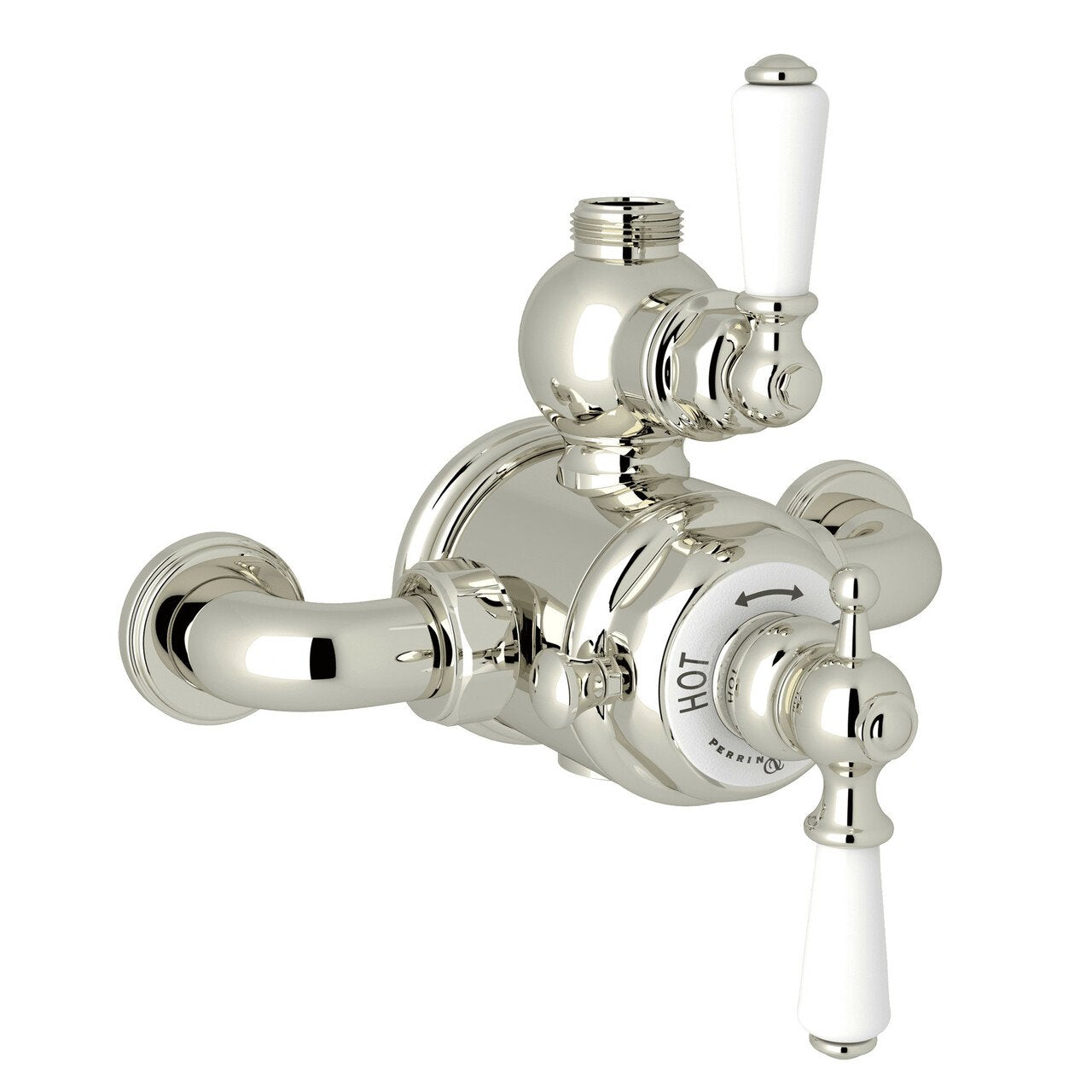 Perrin & Rowe Edwardian Exposed Thermostatic Valve with Volume and Temperature Control - BNGBath
