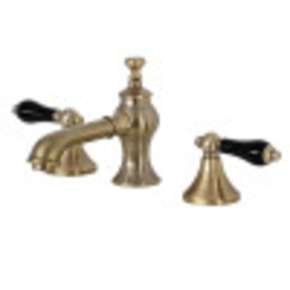 Kingston Brass KC7063PKL Duchess Widespread Bathroom Faucet with Brass Pop-Up, Antique Brass - BNGBath