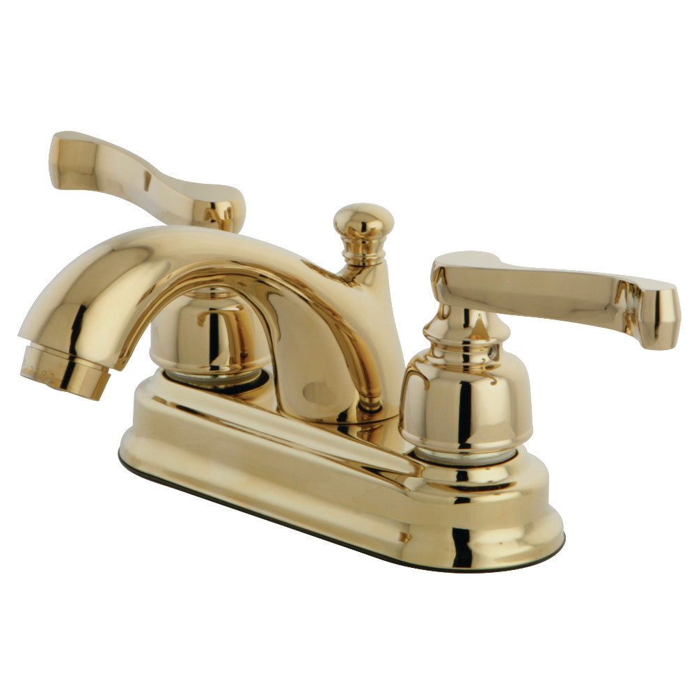 Kingston Brass KB5602FL 4 in. Centerset Bathroom Faucet, Polished Brass - BNGBath