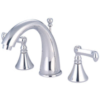 Thumbnail for Kingston Brass KS5971FL 8 in. Widespread Bathroom Faucet, Polished Chrome - BNGBath