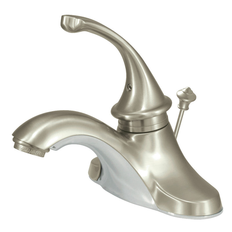 Kingston Brass KB3548GL 4 in. Centerset Bathroom Faucet, Brushed Nickel - BNGBath