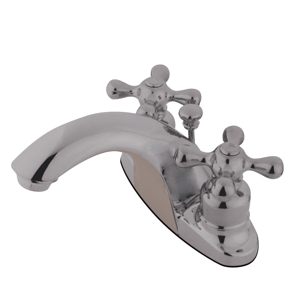 Kingston Brass KB7648AX 4 in. Centerset Bathroom Faucet, Brushed Nickel - BNGBath
