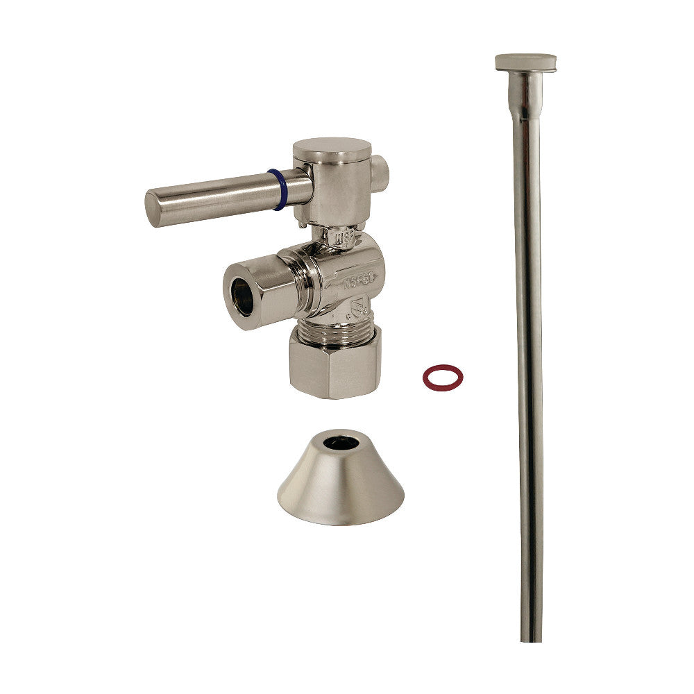 Kingston Brass CC53308DLTKF20 Modern Plumbing Toilet Trim Kit, Brushed Nickel - BNGBath