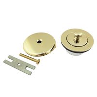 Thumbnail for Kingston Brass DLT5301A2 Lift & Turn Tub Drain Kit, Polished Brass - BNGBath