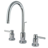 Thumbnail for Kingston Brass KS8951DL Mini-Widespread Bathroom Faucet, Polished Chrome - BNGBath