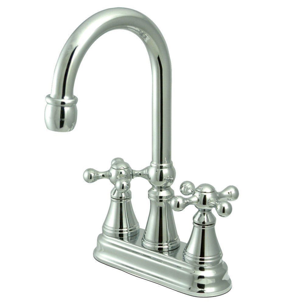 Kingston Brass KS2491KX Governor Bar Faucet Without Pop-Up, Polished Chrome - BNGBath