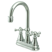 Thumbnail for Kingston Brass KS2491KX Governor Bar Faucet Without Pop-Up, Polished Chrome - BNGBath