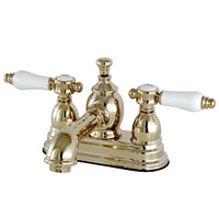 Thumbnail for Kingston Brass KS7002BPL 4 in. Centerset Bathroom Faucet, Polished Brass - BNGBath