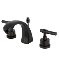 Thumbnail for Kingston Brass KS4985ML 8 in. Widespread Bathroom Faucet, Oil Rubbed Bronze - BNGBath