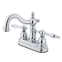 Thumbnail for Kingston Brass KS1601NL 4 in. Centerset Bathroom Faucet, Polished Chrome - BNGBath