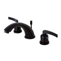 Thumbnail for Kingston Brass KB8965EFL 8 in. Widespread Bathroom Faucet, Oil Rubbed Bronze - BNGBath