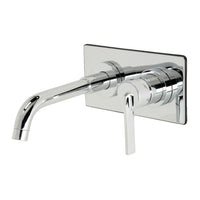 Thumbnail for Kingston Brass KS8111CTL Single-Handle Wall Mount Bathroom Faucet, Polished Chrome - BNGBath