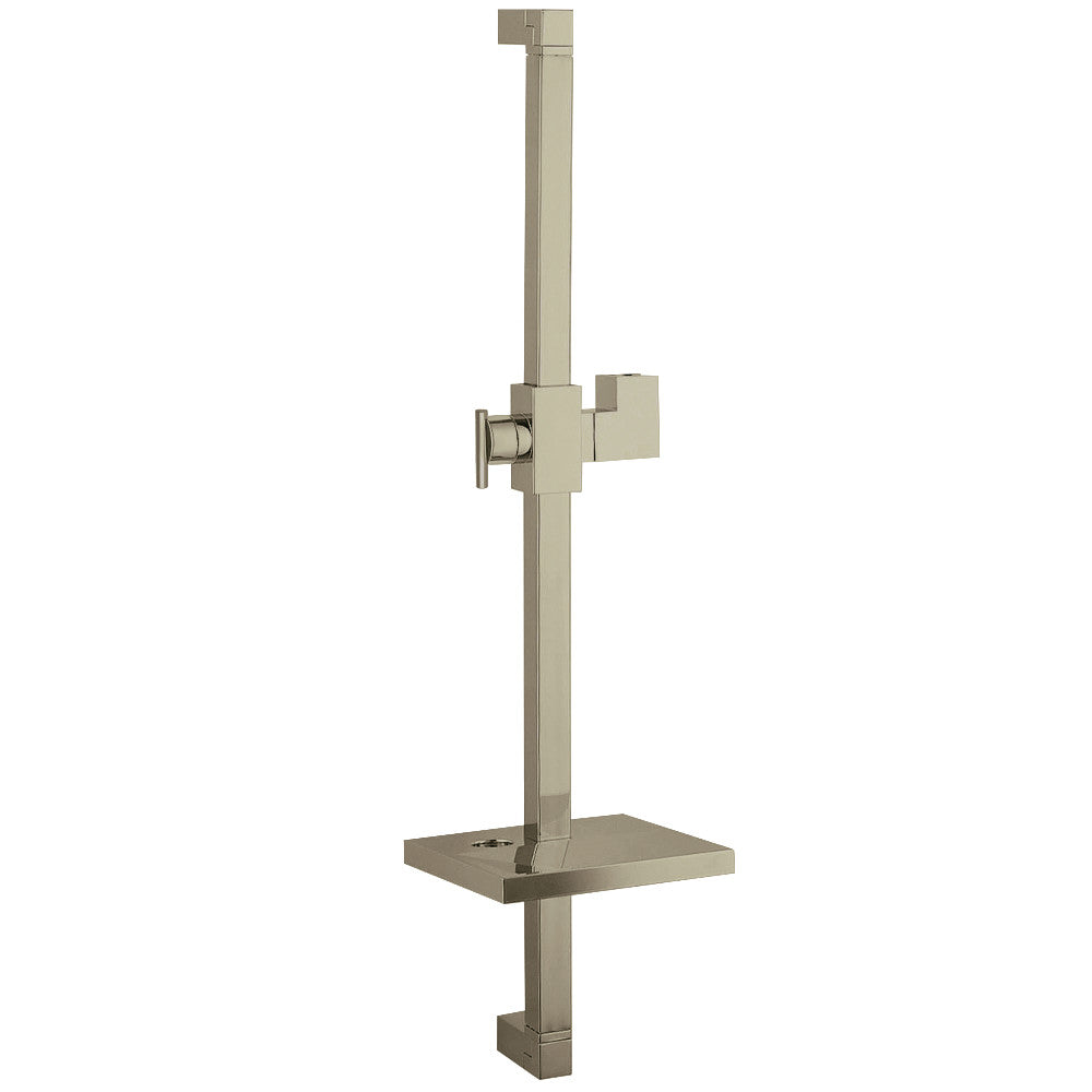 Kingston Brass KX8268 Claremont 24" Shower Slide Bar with Soap Dish, Brushed Nickel - BNGBath