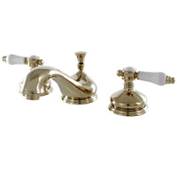 Thumbnail for Kingston Brass KS1162BPL 8 in. Widespread Bathroom Faucet, Polished Brass - BNGBath
