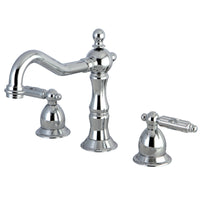 Thumbnail for Kingston Brass KS1971GL 8 in. Widespread Bathroom Faucet, Polished Chrome - BNGBath