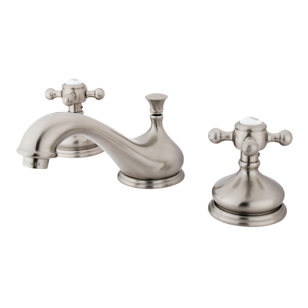 Kingston Brass KS1168BX 8 in. Widespread Bathroom Faucet, Brushed Nickel - BNGBath
