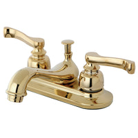 Thumbnail for Kingston Brass KB8602 4 in. Centerset Bathroom Faucet, Polished Brass - BNGBath