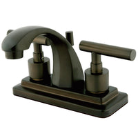 Thumbnail for Kingston Brass KS4645CML 4 in. Centerset Bathroom Faucet, Oil Rubbed Bronze - BNGBath