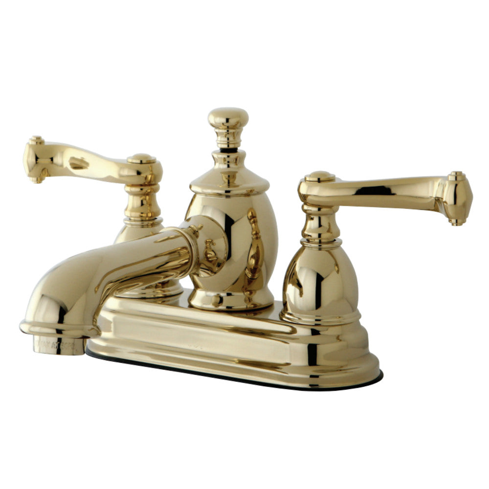Kingston Brass KS7002FL 4 in. Centerset Bathroom Faucet, Polished Brass - BNGBath