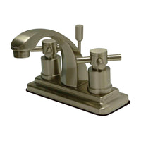 Thumbnail for Kingston Brass KS4648DX 4 in. Centerset Bathroom Faucet, Brushed Nickel - BNGBath
