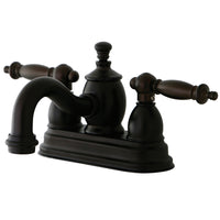 Thumbnail for Kingston Brass KS7105TL 4 in. Centerset Bathroom Faucet, Oil Rubbed Bronze - BNGBath