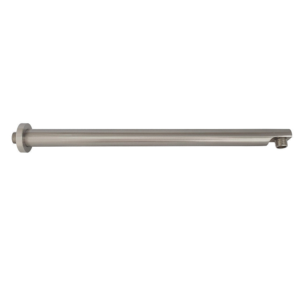 Kingston Brass K8119E8 Aquaelements 18" Brass Shower Arm with Flange, Brushed Nickel - BNGBath