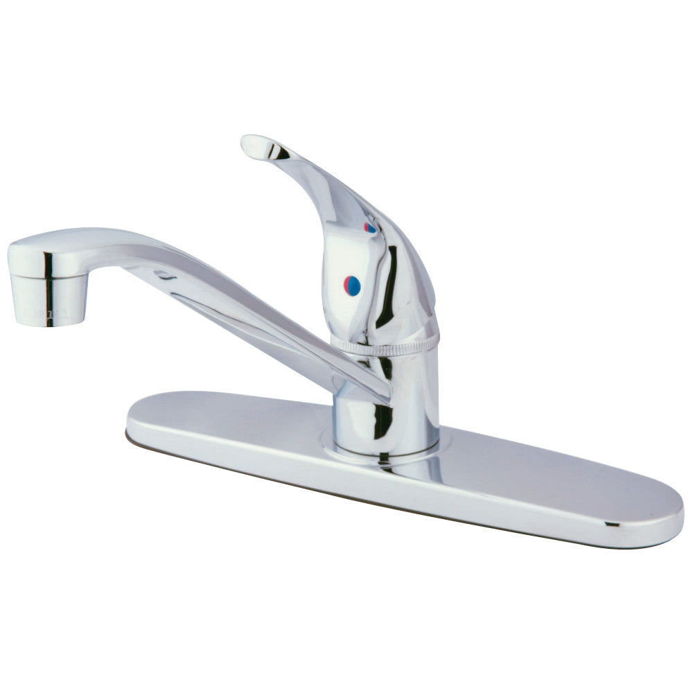 Kingston Brass GKB5710 Chatham Single-Handle Centerset Kitchen Faucet, Polished Chrome - BNGBath