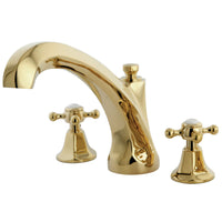 Thumbnail for Kingston Brass KS4322BX Metropolitan Roman Tub Faucet, Polished Brass - BNGBath