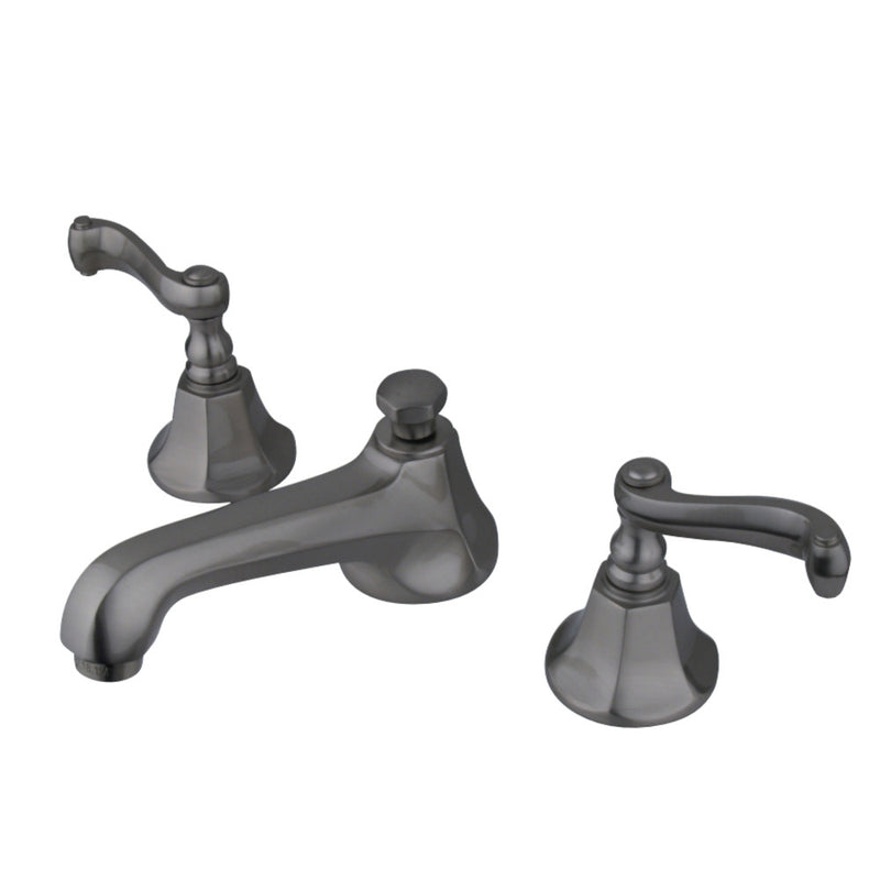 Kingston Brass KS4468FL 8 in. Widespread Bathroom Faucet, Brushed Nickel - BNGBath