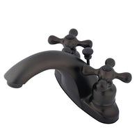 Thumbnail for Kingston Brass KB7645AX 4 in. Centerset Bathroom Faucet, Oil Rubbed Bronze - BNGBath